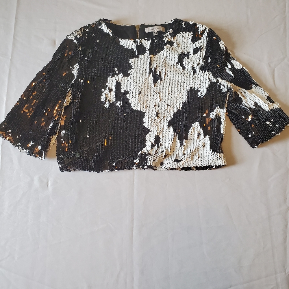 Lucy Paris Flip mermaid sequins crops XS